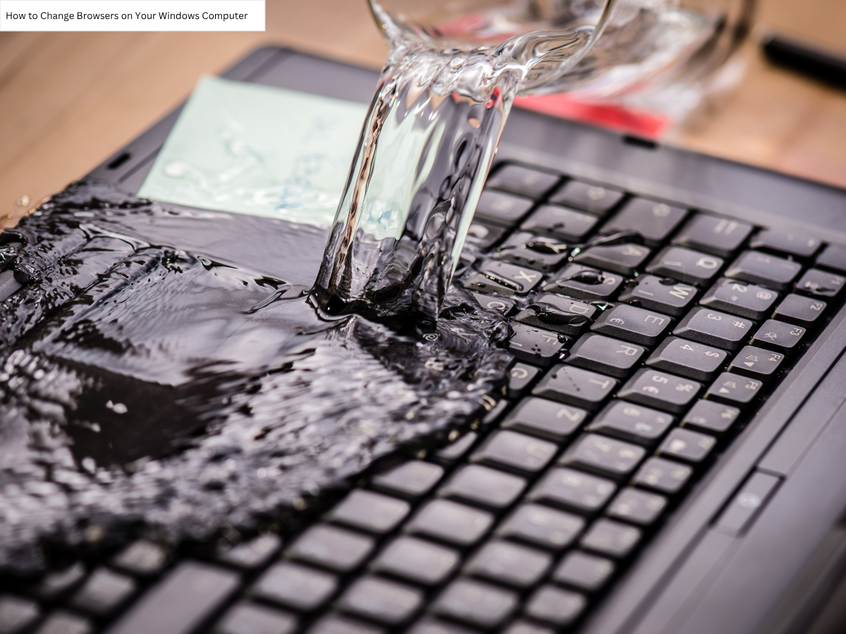 Dealing With Water Damage on a Laptop